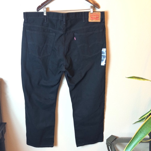 Levi’s || NWT Black Regular Waterless Jeans 46x29 - Picture 5 of 6